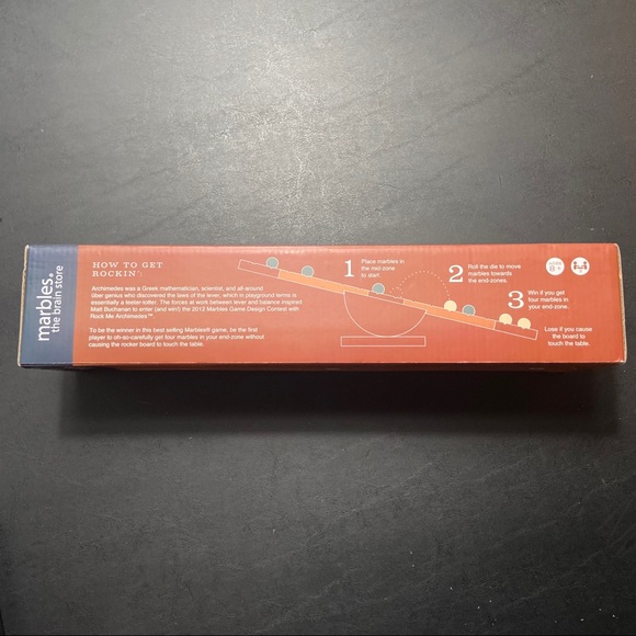 ROCK ME ARCHIMEDES Strategic Wooden Board Marbles - Picture 5 of 5